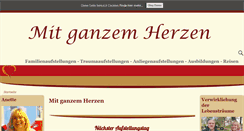Desktop Screenshot of mitganzemherzen.de